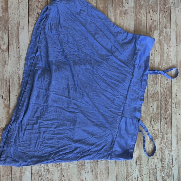 Soma cool nights blue faux wrap sleep tank pajama top size L EUC - Picture 6 of 8